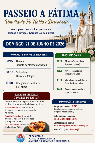 Passeio a F&aacute;tima
