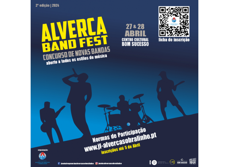 Inscrições para a 2.ª edição do ALVERCA BAND FEST  Inscrições para a 2.ª edição do ALVERCA BAND FEST