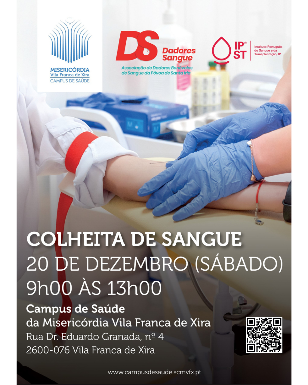 D&ecirc; Sangue! Pode salvar vidas neste Natal!